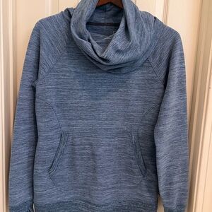 L.L.Bean Blue Heathered Base Layer Top | Lightweight Active Pullover